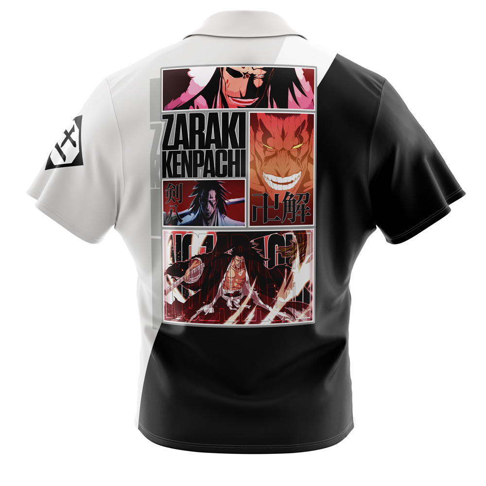 Zaraki Kenpachi TYBWA Bleach Button Up Hawaiian Shirt