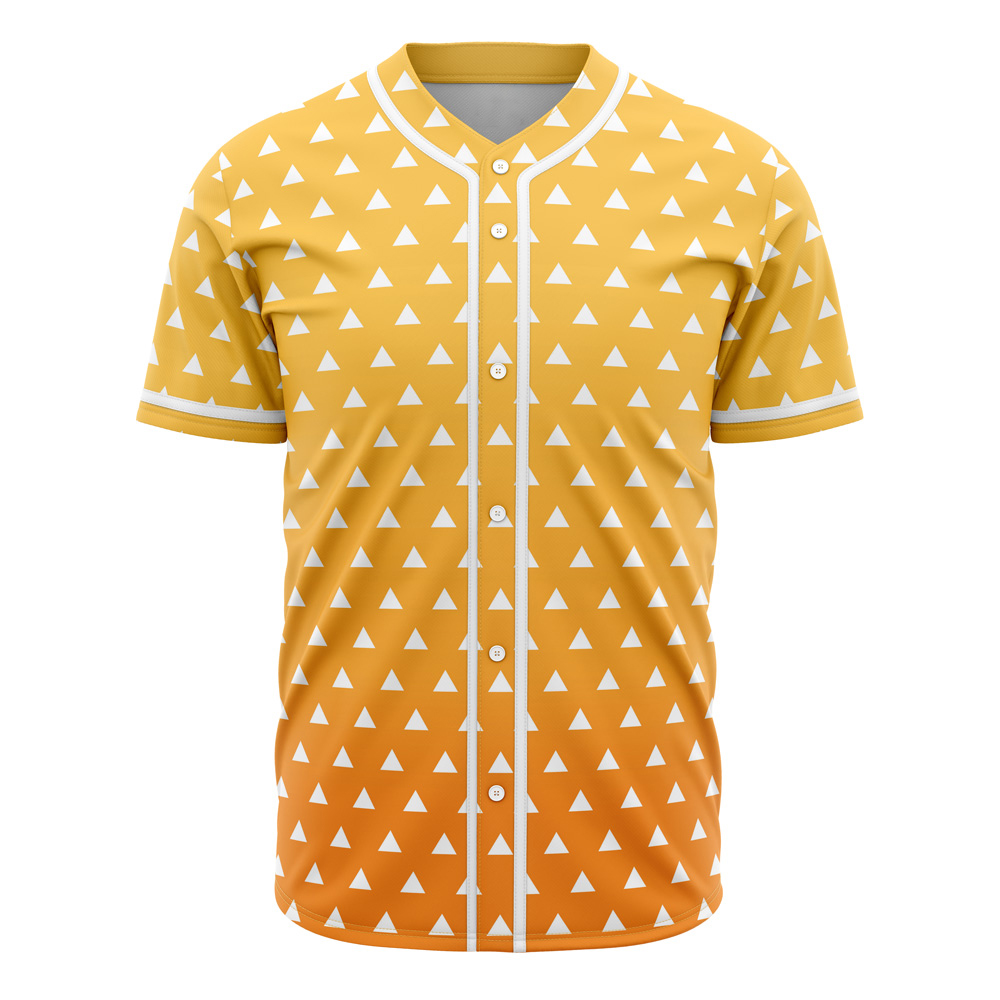 Zenitsu Agatsuma Demon Slayer Baseball Jersey