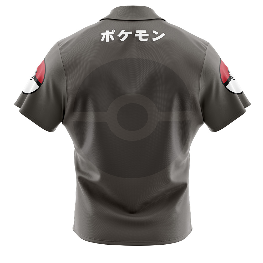 Zoroark Face Pokemon Button Up Hawaiian Shirt